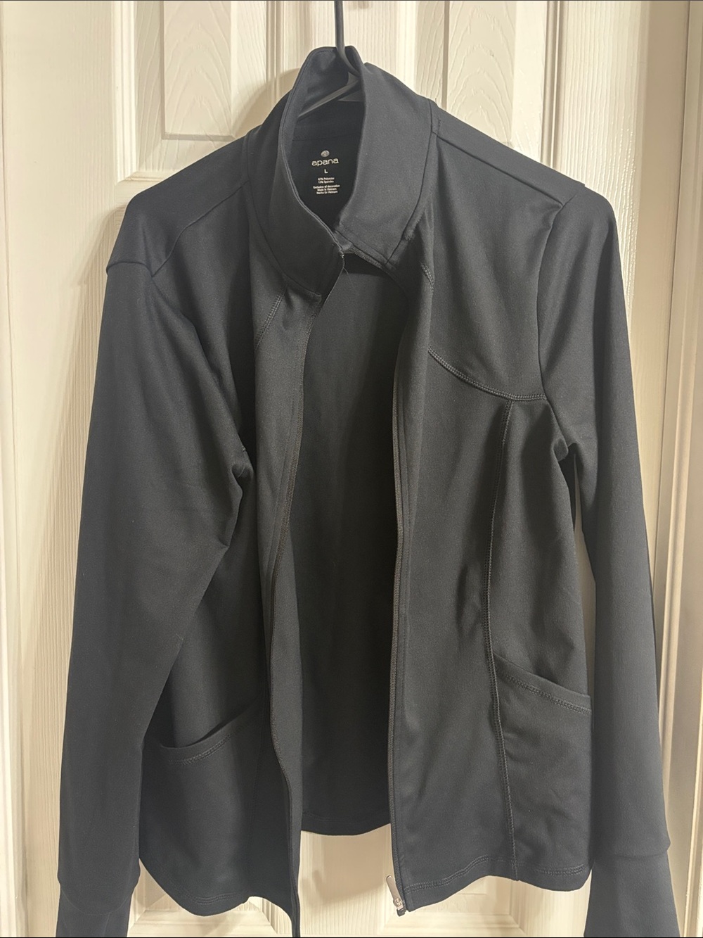 Men's Lightweight Black Zip-Front Shirt Jacket